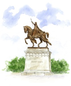 St. Louis Statue Forest Park artwork